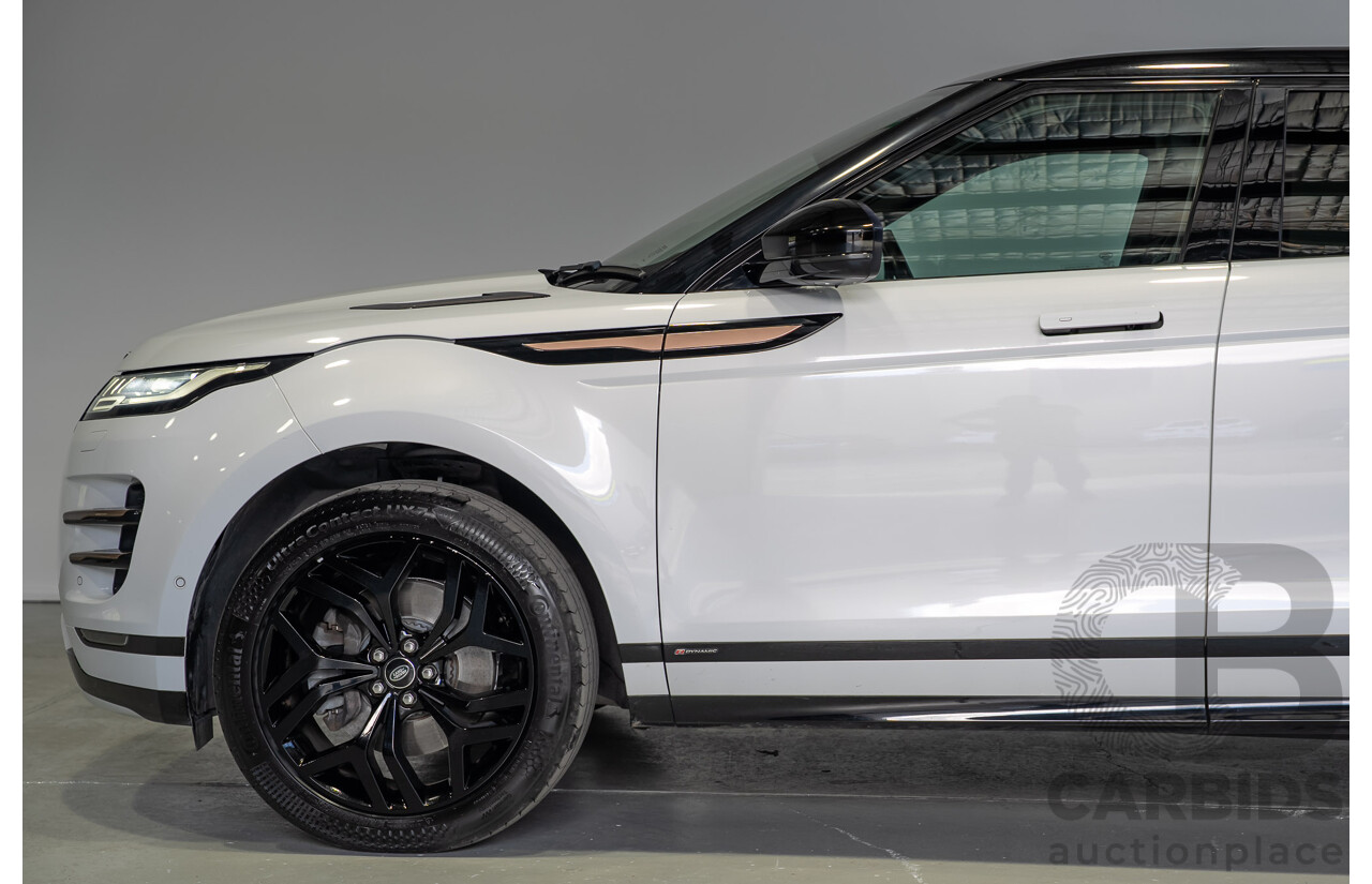12/2019 Land Rover Range Rover Evoque D180 First Edition (AWD) L551 MY20 4d Wagon White Turbo Diesel 2.0L