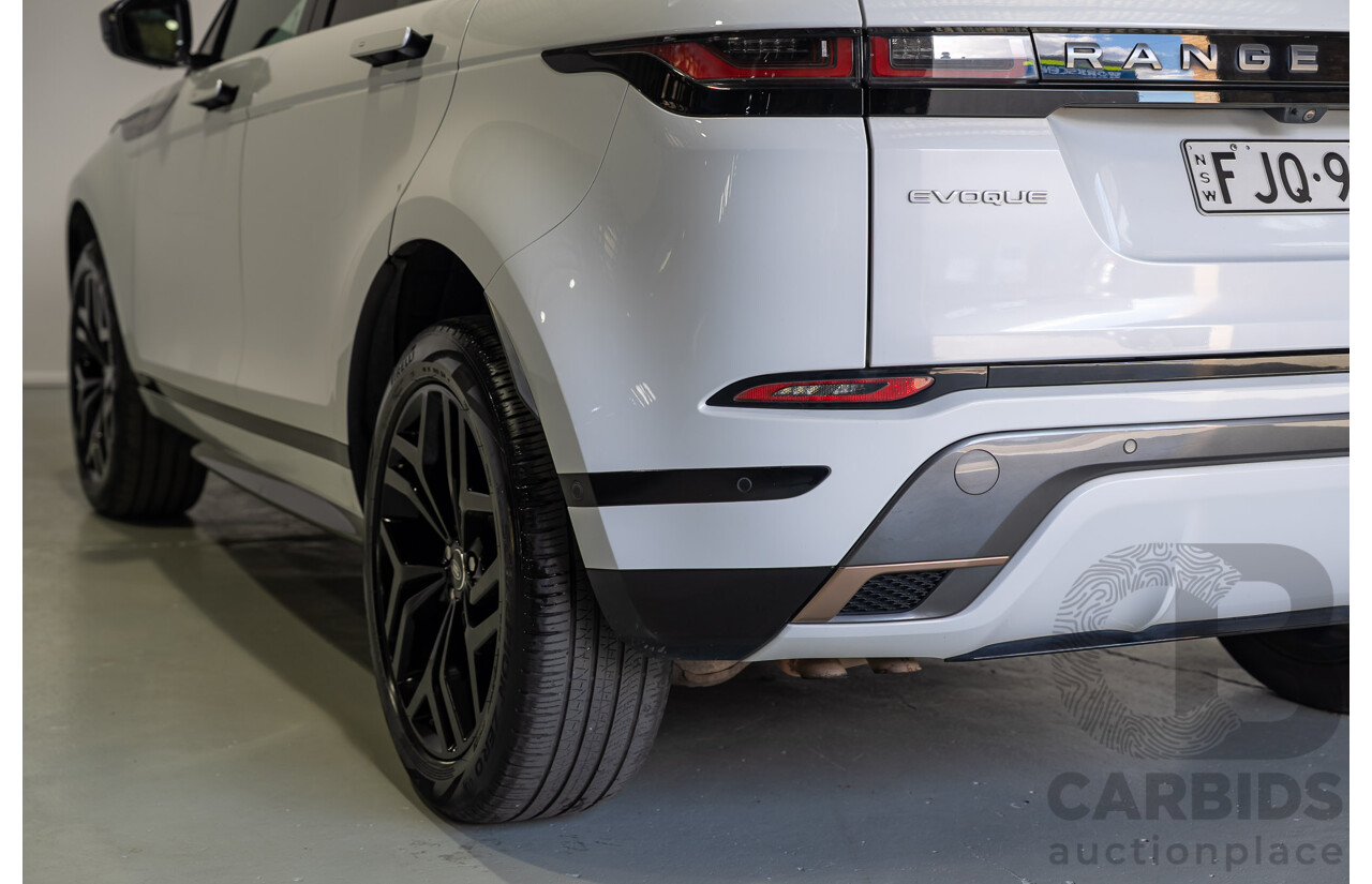 12/2019 Land Rover Range Rover Evoque D180 First Edition (AWD) L551 MY20 4d Wagon White Turbo Diesel 2.0L