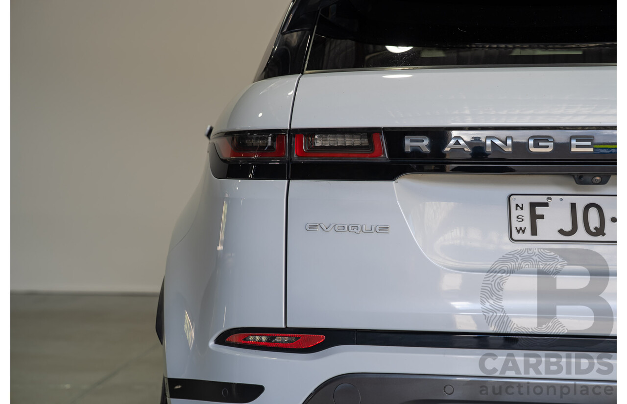 12/2019 Land Rover Range Rover Evoque D180 First Edition (AWD) L551 MY20 4d Wagon White Turbo Diesel 2.0L