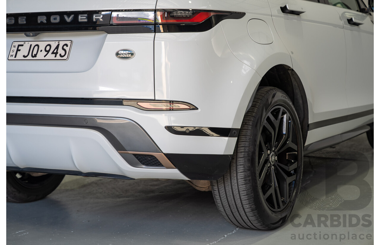 12/2019 Land Rover Range Rover Evoque D180 First Edition (AWD) L551 MY20 4d Wagon White Turbo Diesel 2.0L