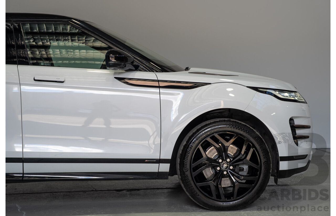 12/2019 Land Rover Range Rover Evoque D180 First Edition (AWD) L551 MY20 4d Wagon White Turbo Diesel 2.0L
