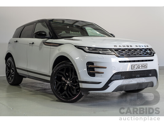 12/2019 Land Rover Range Rover Evoque D180 First Edition (AWD) L551 MY20 4d Wagon White Turbo Diesel 2.0L