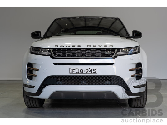 12/2019 Land Rover Range Rover Evoque D180 First Edition (AWD) L551 MY20 4d Wagon White Turbo Diesel 2.0L