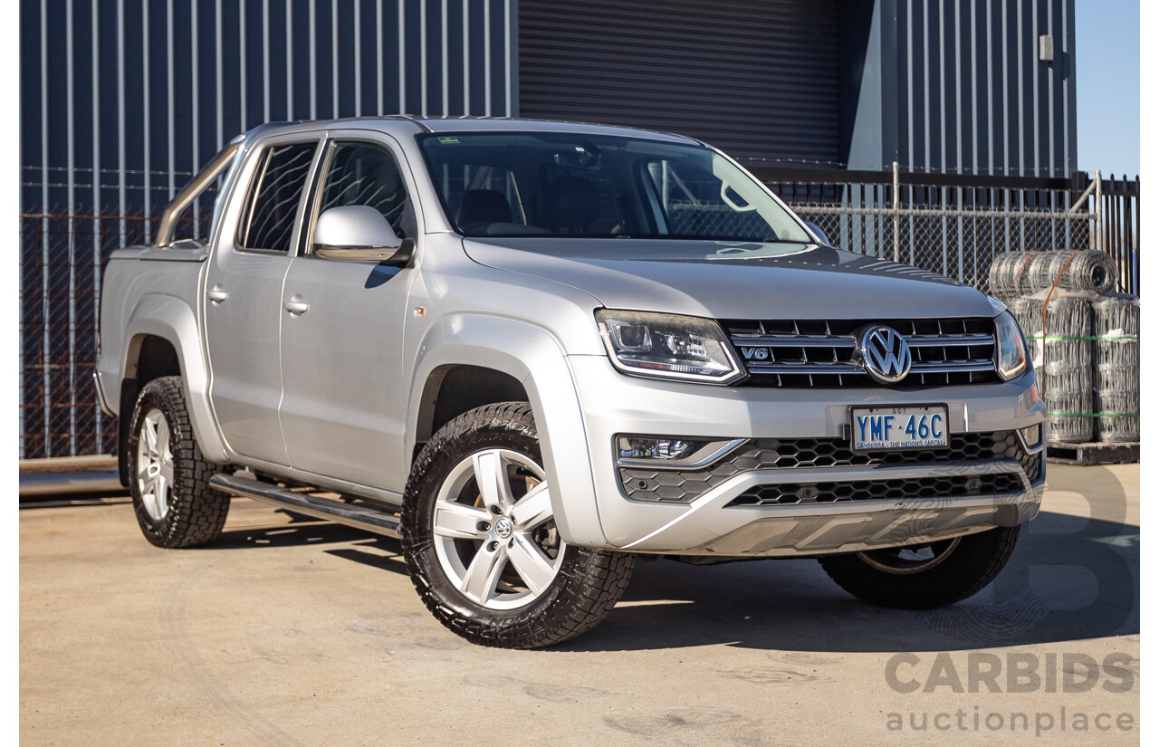 06/2017 Volkswagen Amarok V6 TDI 550 Highline (4x4) 2H MY17 Dual Cab Utility Reflex Silver Metallic 3.0L