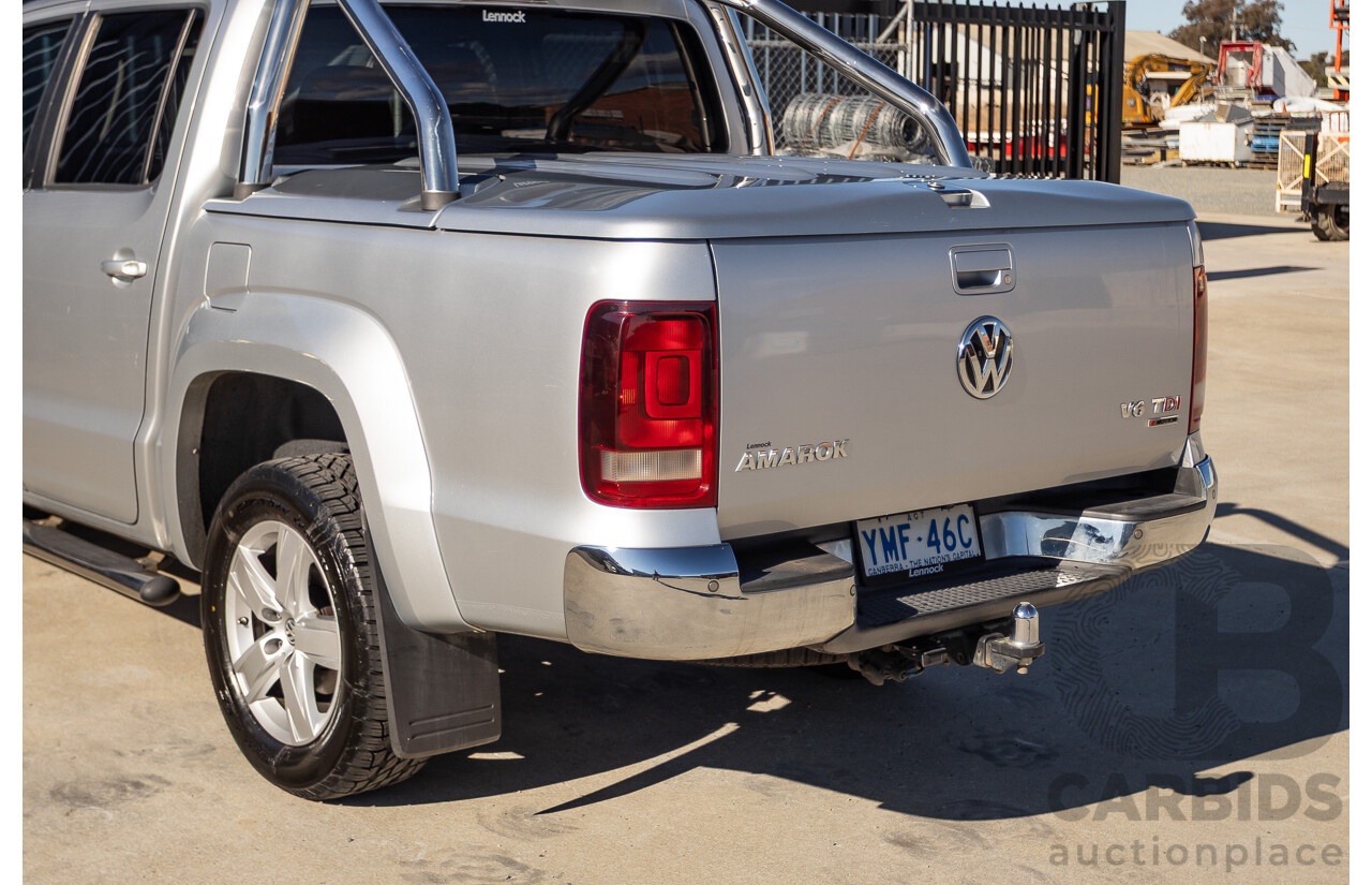 06/2017 Volkswagen Amarok V6 TDI 550 Highline (4x4) 2H MY17 Dual Cab Utility Reflex Silver Metallic 3.0L