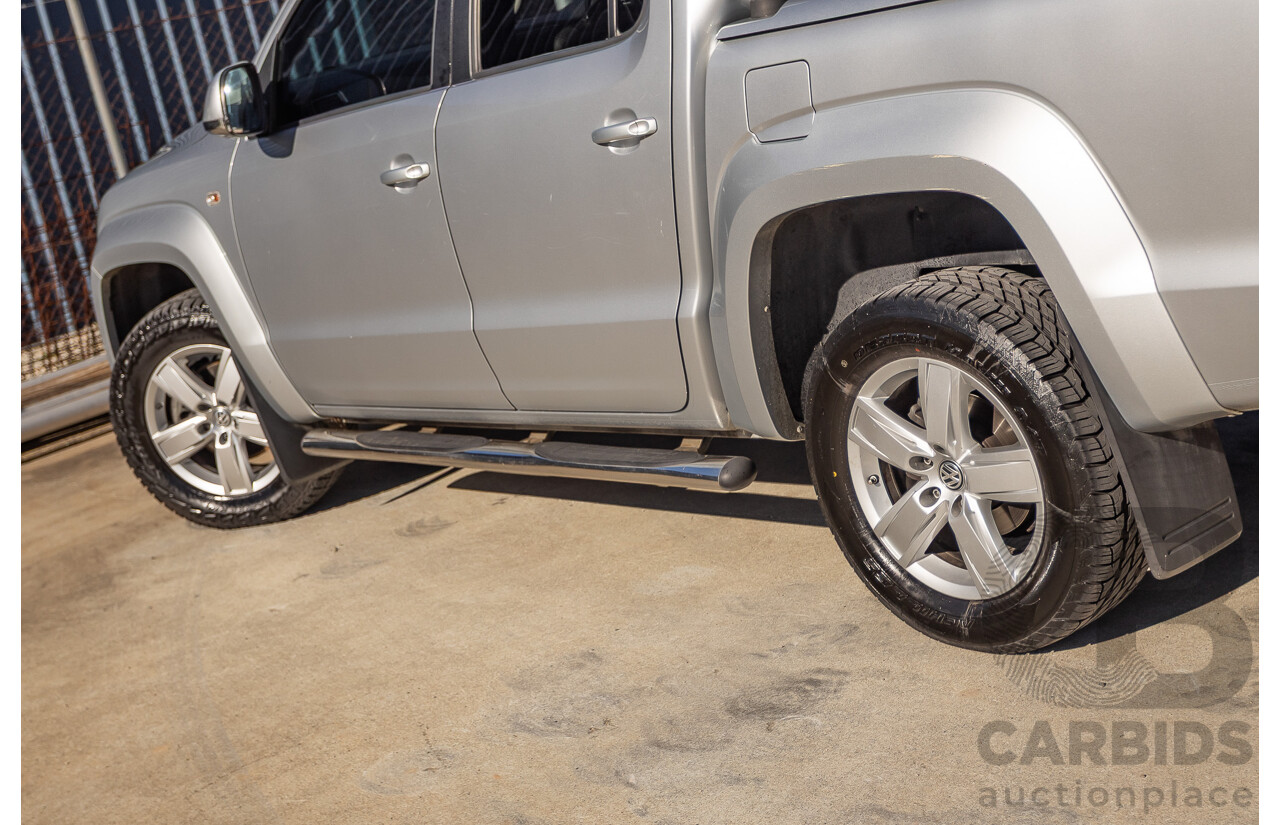 06/2017 Volkswagen Amarok V6 TDI 550 Highline (4x4) 2H MY17 Dual Cab Utility Reflex Silver Metallic 3.0L