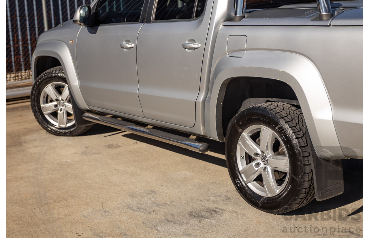06/2017 Volkswagen Amarok V6 TDI 550 Highline (4x4) 2H MY17 Dual Cab Utility Reflex Silver Metallic 3.0L