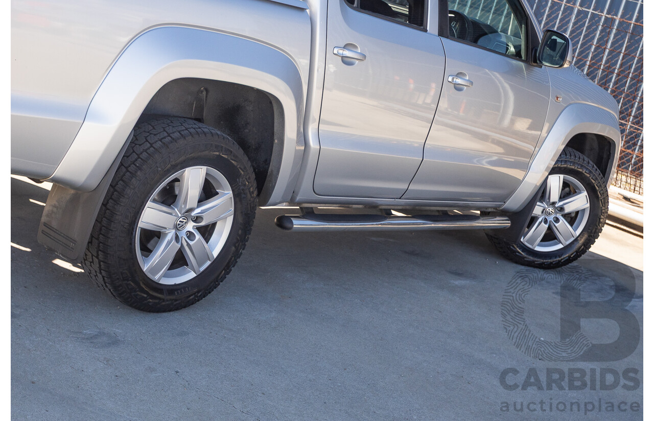06/2017 Volkswagen Amarok V6 TDI 550 Highline (4x4) 2H MY17 Dual Cab Utility Reflex Silver Metallic 3.0L