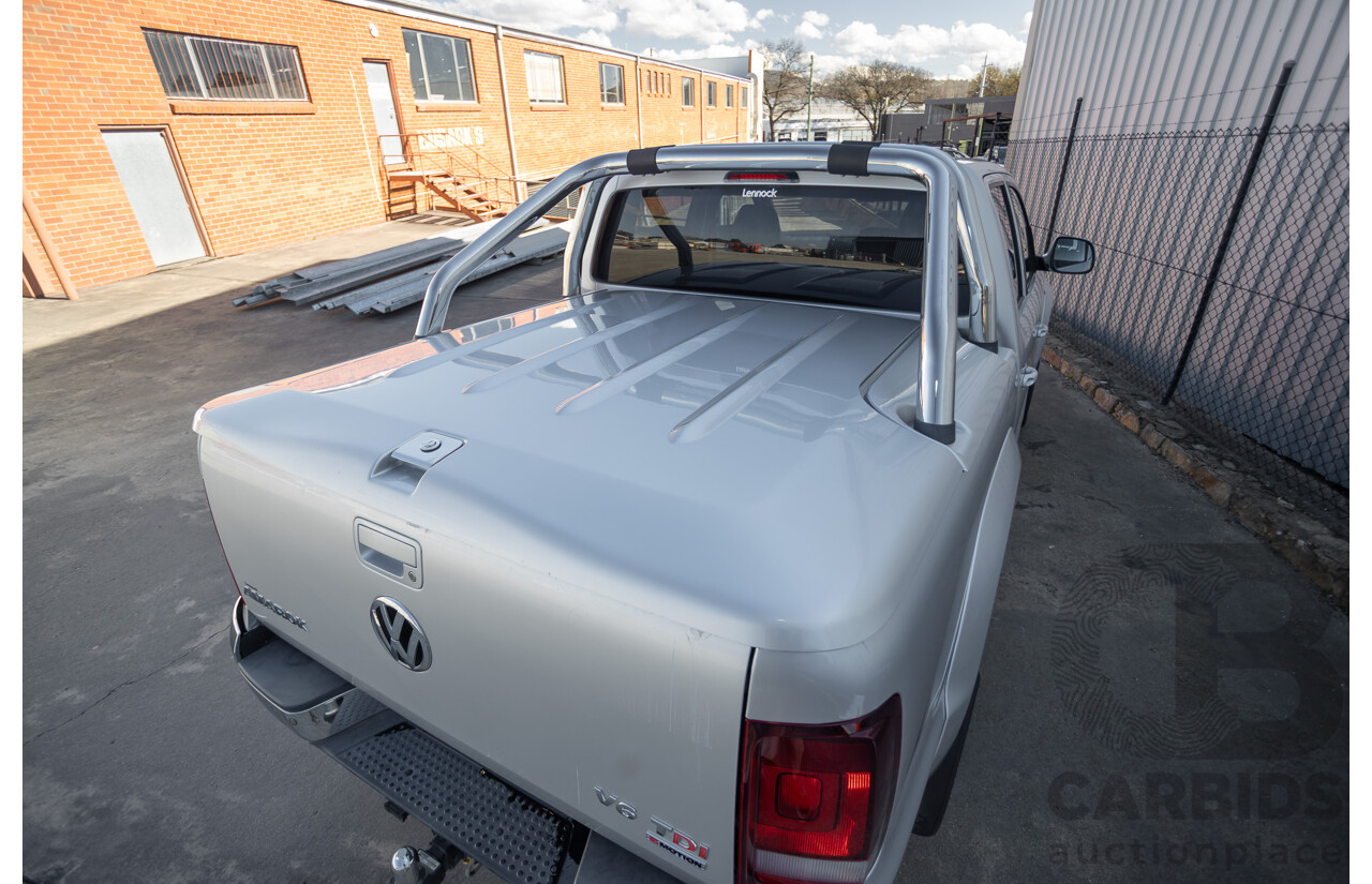 06/2017 Volkswagen Amarok V6 TDI 550 Highline (4x4) 2H MY17 Dual Cab Utility Reflex Silver Metallic 3.0L