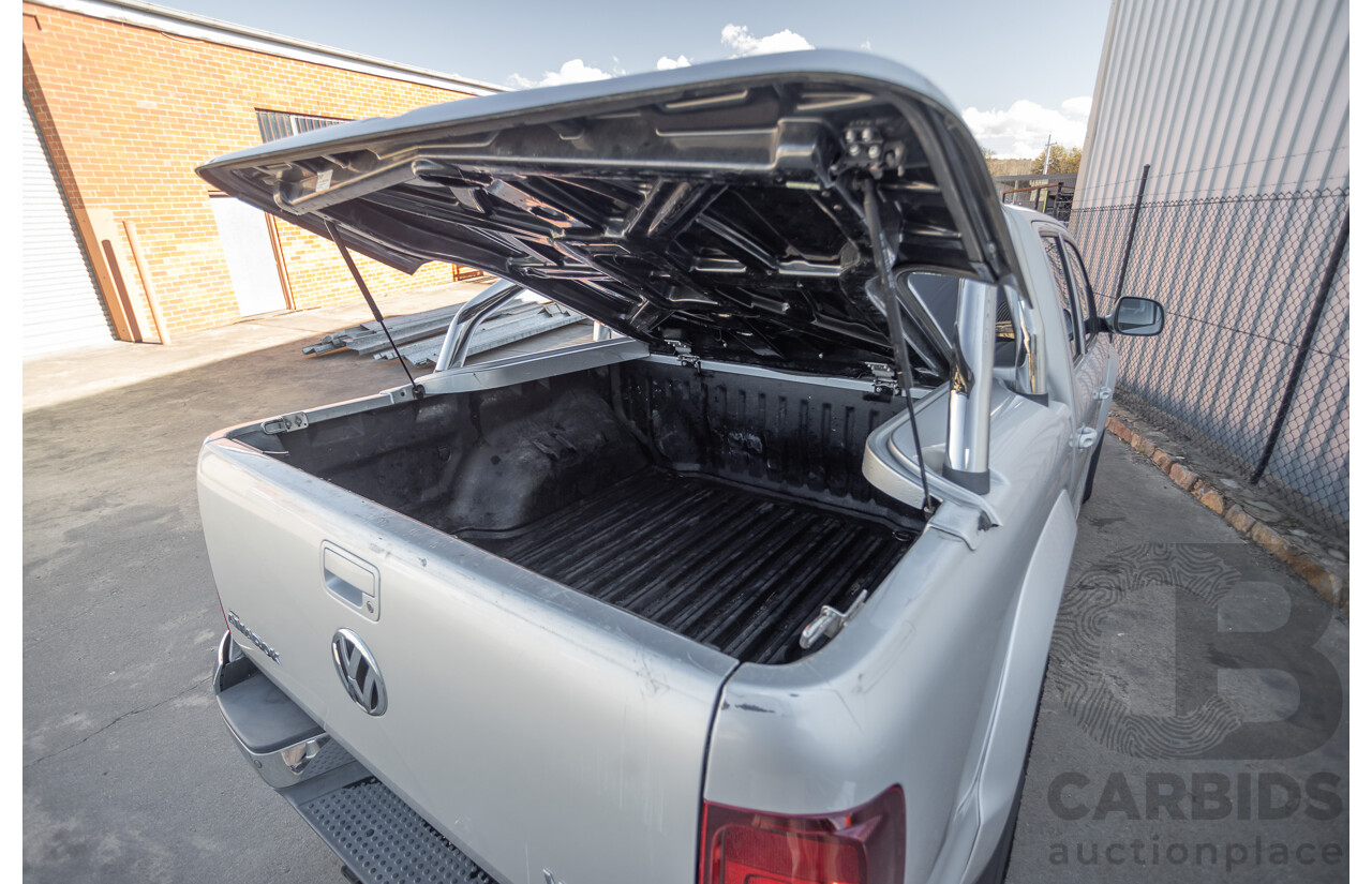 06/2017 Volkswagen Amarok V6 TDI 550 Highline (4x4) 2H MY17 Dual Cab Utility Reflex Silver Metallic 3.0L