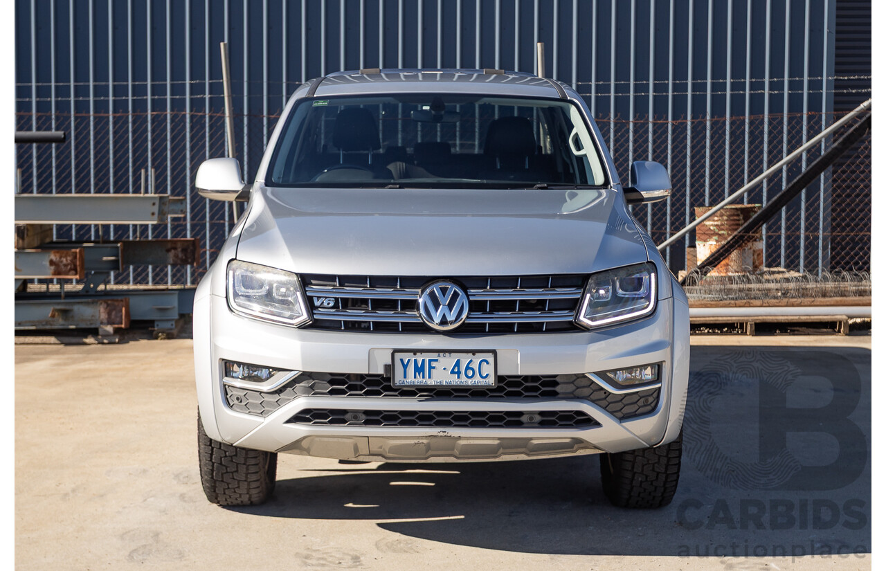 06/2017 Volkswagen Amarok V6 TDI 550 Highline (4x4) 2H MY17 Dual Cab Utility Reflex Silver Metallic 3.0L