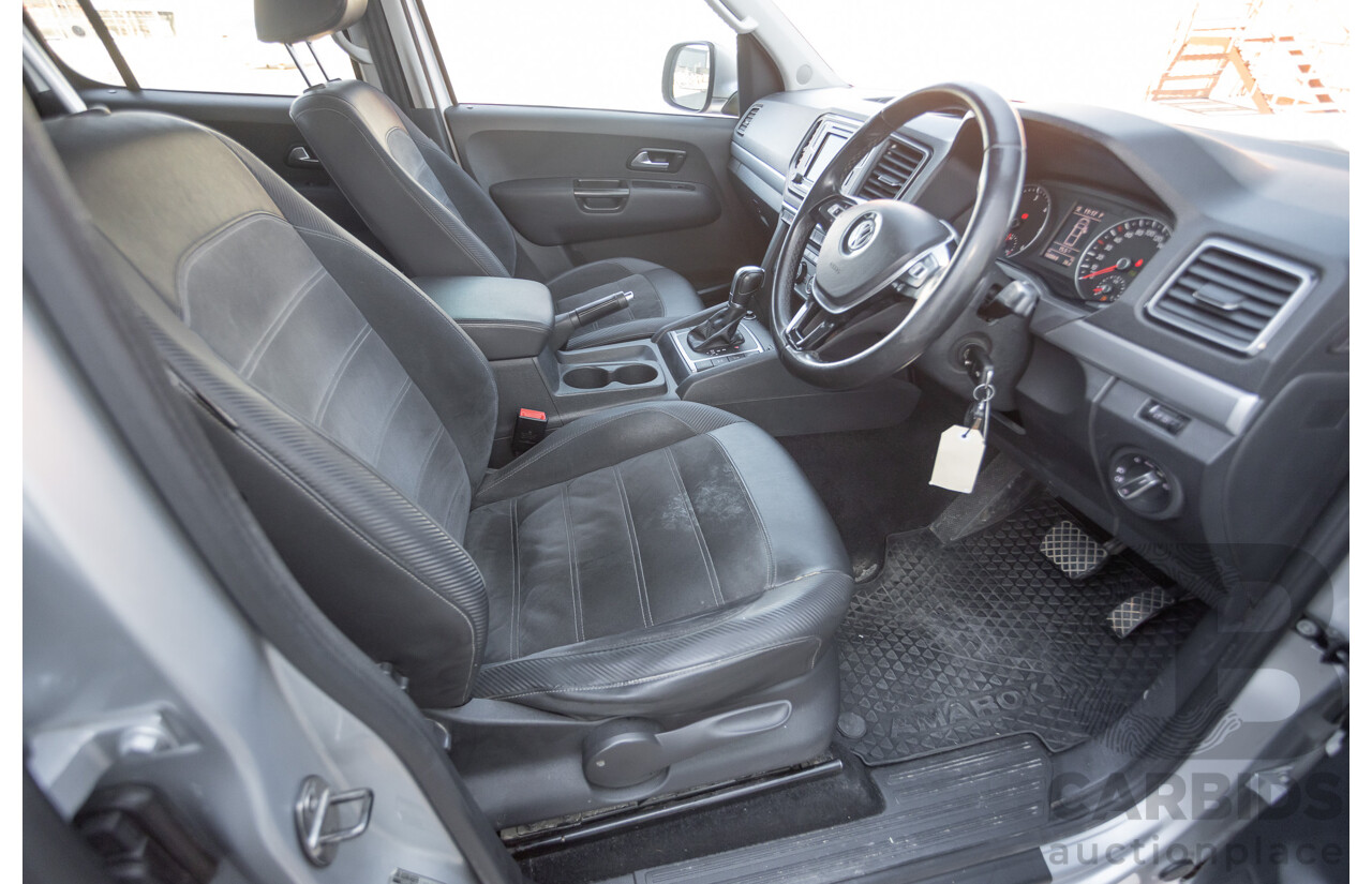 06/2017 Volkswagen Amarok V6 TDI 550 Highline (4x4) 2H MY17 Dual Cab Utility Reflex Silver Metallic 3.0L