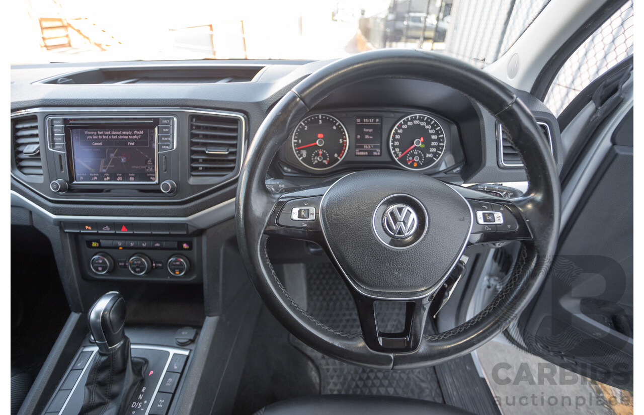 06/2017 Volkswagen Amarok V6 TDI 550 Highline (4x4) 2H MY17 Dual Cab Utility Reflex Silver Metallic 3.0L