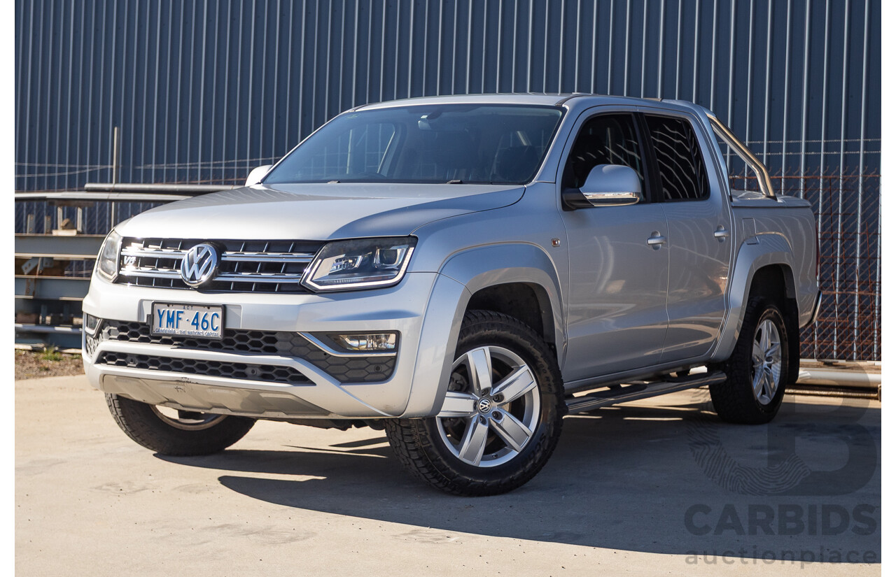 06/2017 Volkswagen Amarok V6 TDI 550 Highline (4x4) 2H MY17 Dual Cab Utility Reflex Silver Metallic 3.0L