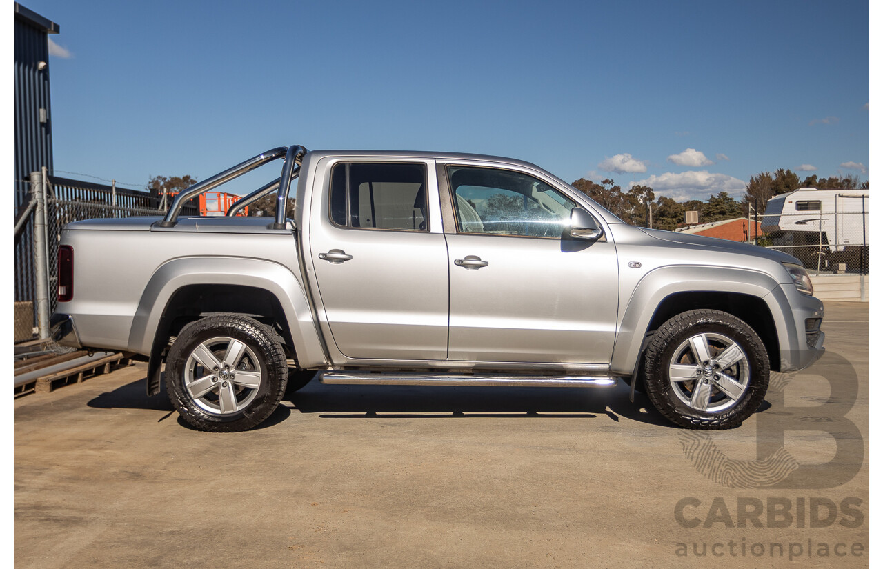 06/2017 Volkswagen Amarok V6 TDI 550 Highline (4x4) 2H MY17 Dual Cab Utility Reflex Silver Metallic 3.0L