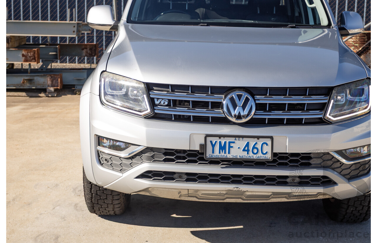 06/2017 Volkswagen Amarok V6 TDI 550 Highline (4x4) 2H MY17 Dual Cab Utility Reflex Silver Metallic 3.0L