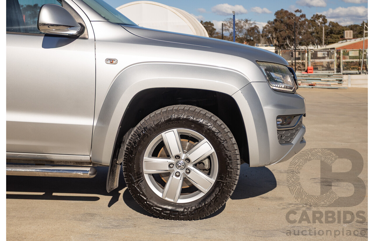 06/2017 Volkswagen Amarok V6 TDI 550 Highline (4x4) 2H MY17 Dual Cab Utility Reflex Silver Metallic 3.0L