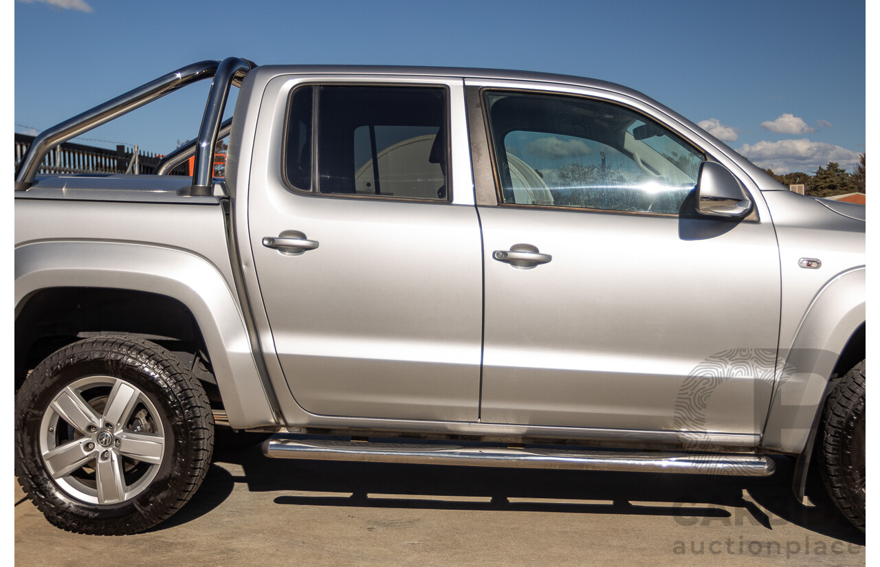 06/2017 Volkswagen Amarok V6 TDI 550 Highline (4x4) 2H MY17 Dual Cab Utility Reflex Silver Metallic 3.0L