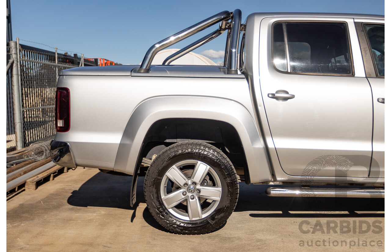 06/2017 Volkswagen Amarok V6 TDI 550 Highline (4x4) 2H MY17 Dual Cab Utility Reflex Silver Metallic 3.0L