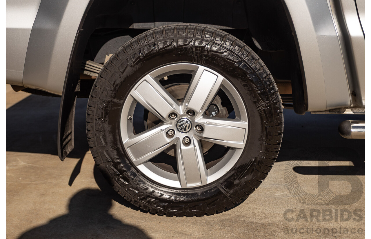 06/2017 Volkswagen Amarok V6 TDI 550 Highline (4x4) 2H MY17 Dual Cab Utility Reflex Silver Metallic 3.0L