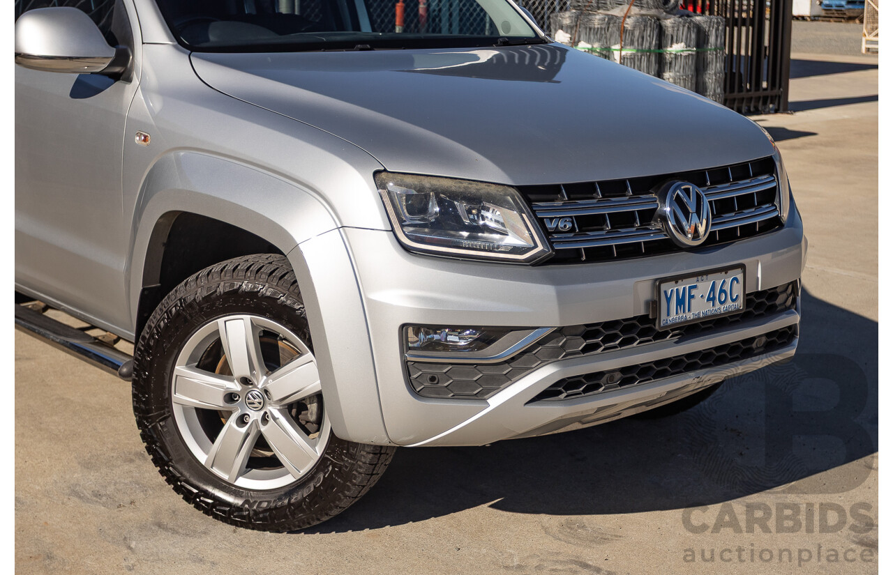 06/2017 Volkswagen Amarok V6 TDI 550 Highline (4x4) 2H MY17 Dual Cab Utility Reflex Silver Metallic 3.0L