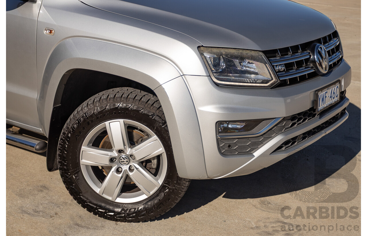 06/2017 Volkswagen Amarok V6 TDI 550 Highline (4x4) 2H MY17 Dual Cab Utility Reflex Silver Metallic 3.0L