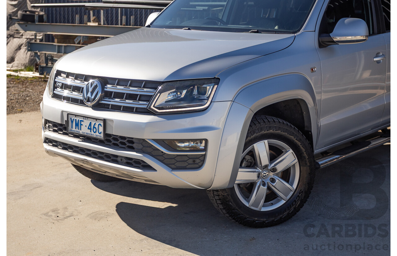 06/2017 Volkswagen Amarok V6 TDI 550 Highline (4x4) 2H MY17 Dual Cab Utility Reflex Silver Metallic 3.0L