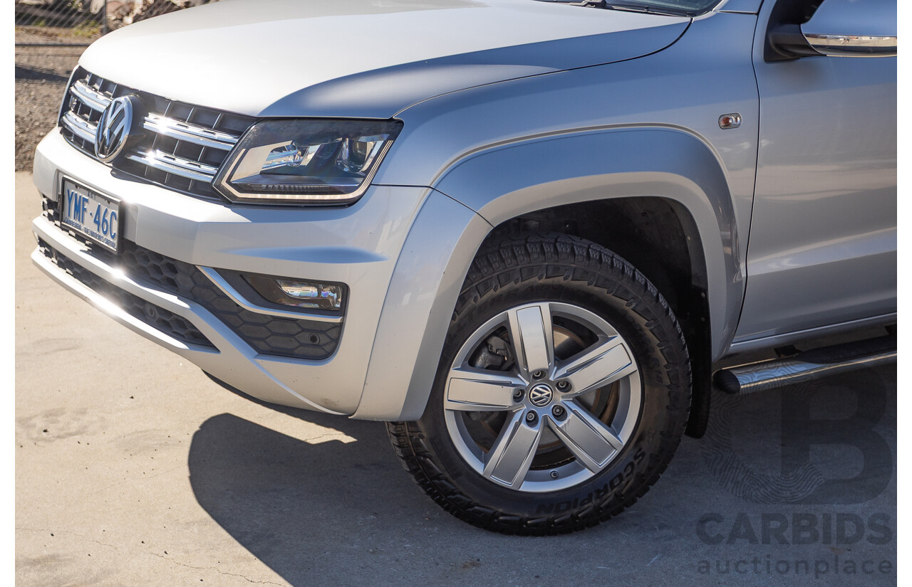 06/2017 Volkswagen Amarok V6 TDI 550 Highline (4x4) 2H MY17 Dual Cab Utility Reflex Silver Metallic 3.0L