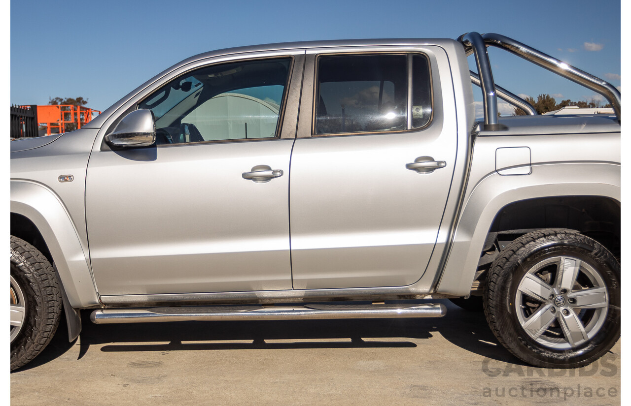 06/2017 Volkswagen Amarok V6 TDI 550 Highline (4x4) 2H MY17 Dual Cab Utility Reflex Silver Metallic 3.0L