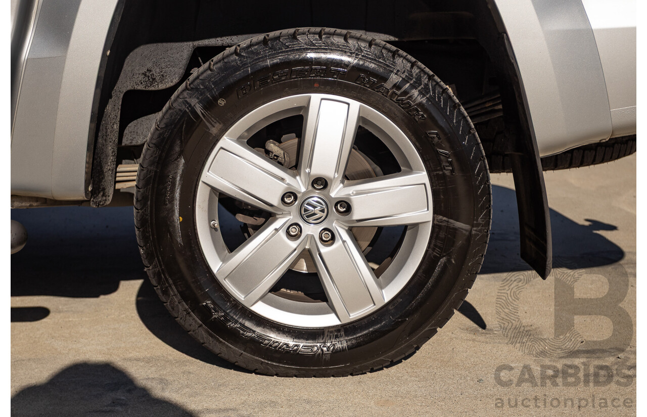 06/2017 Volkswagen Amarok V6 TDI 550 Highline (4x4) 2H MY17 Dual Cab Utility Reflex Silver Metallic 3.0L