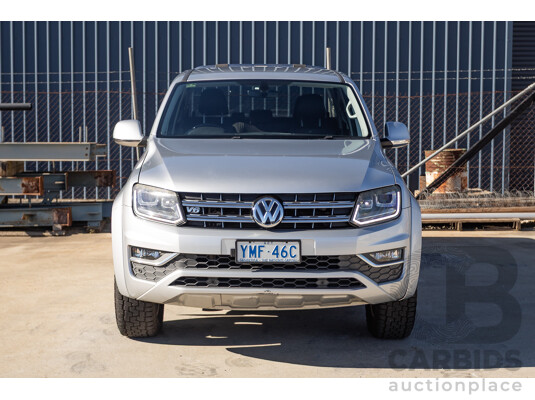 06/2017 Volkswagen Amarok V6 TDI 550 Highline (4x4) 2H MY17 Dual Cab Utility Reflex Silver Metallic 3.0L
