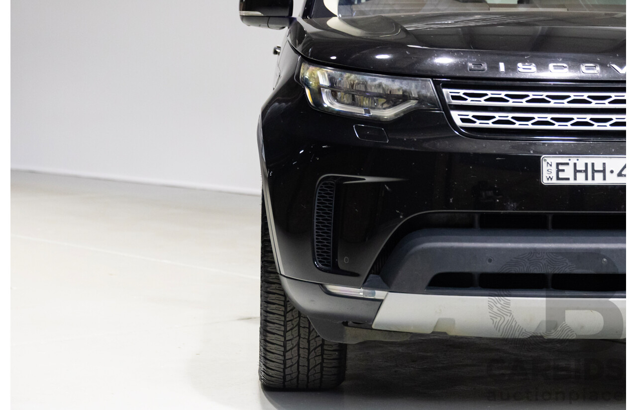 01/2018 Land Rover Discovery TD6 HSE First Edition Luxury (4WD) MY18 4d Wagon Black Turbo Diesel 3.0L 7 Seats