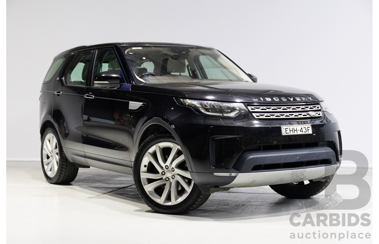 01/2018 Land Rover Discovery TD6 HSE First Edition Luxury (4WD) MY18 4d Wagon Black Turbo Diesel 3.0L 7 Seats