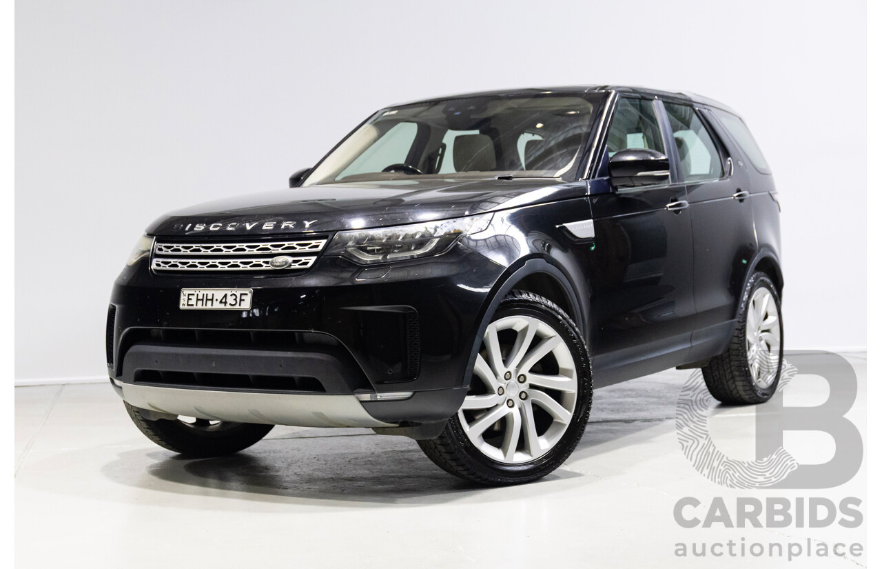 01/2018 Land Rover Discovery TD6 HSE First Edition Luxury (4WD) MY18 4d Wagon Black Turbo Diesel 3.0L 7 Seats