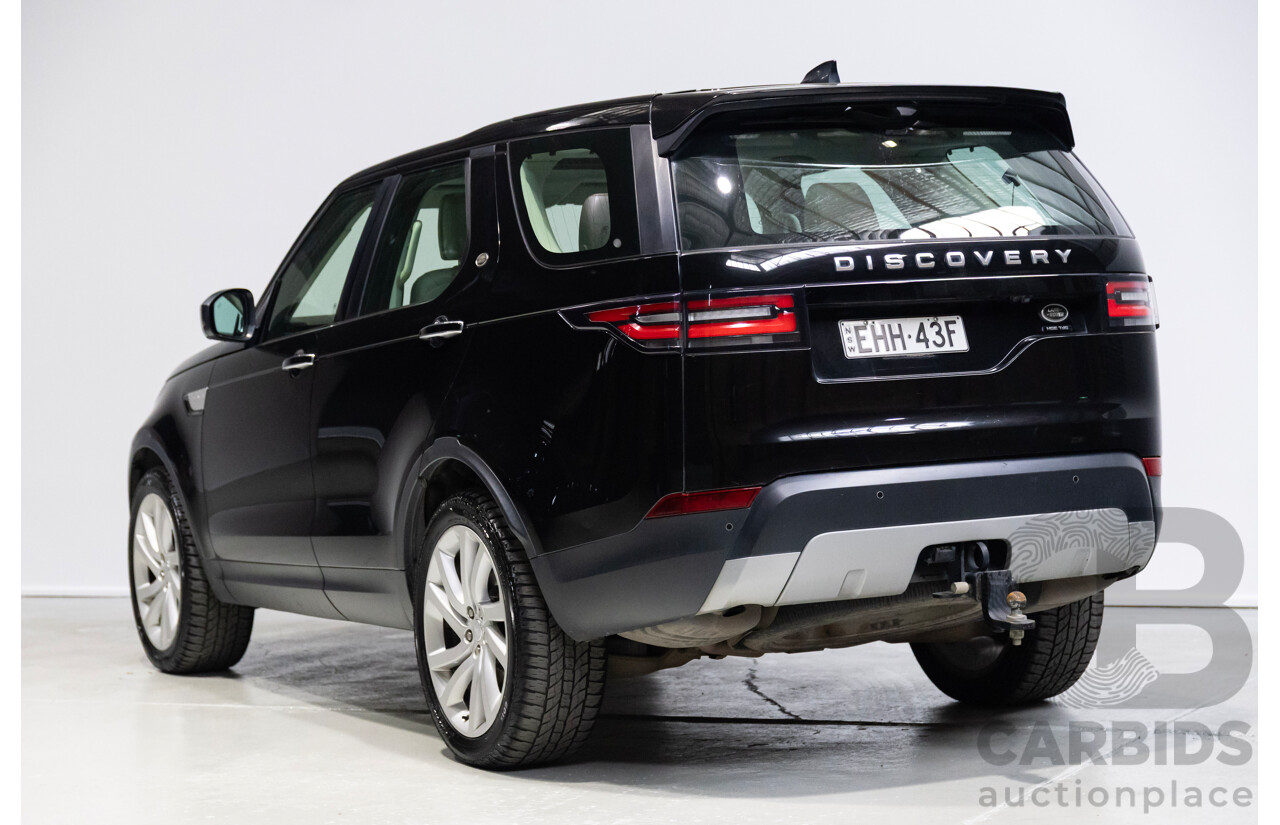 01/2018 Land Rover Discovery TD6 HSE First Edition Luxury (4WD) MY18 4d Wagon Black Turbo Diesel 3.0L 7 Seats