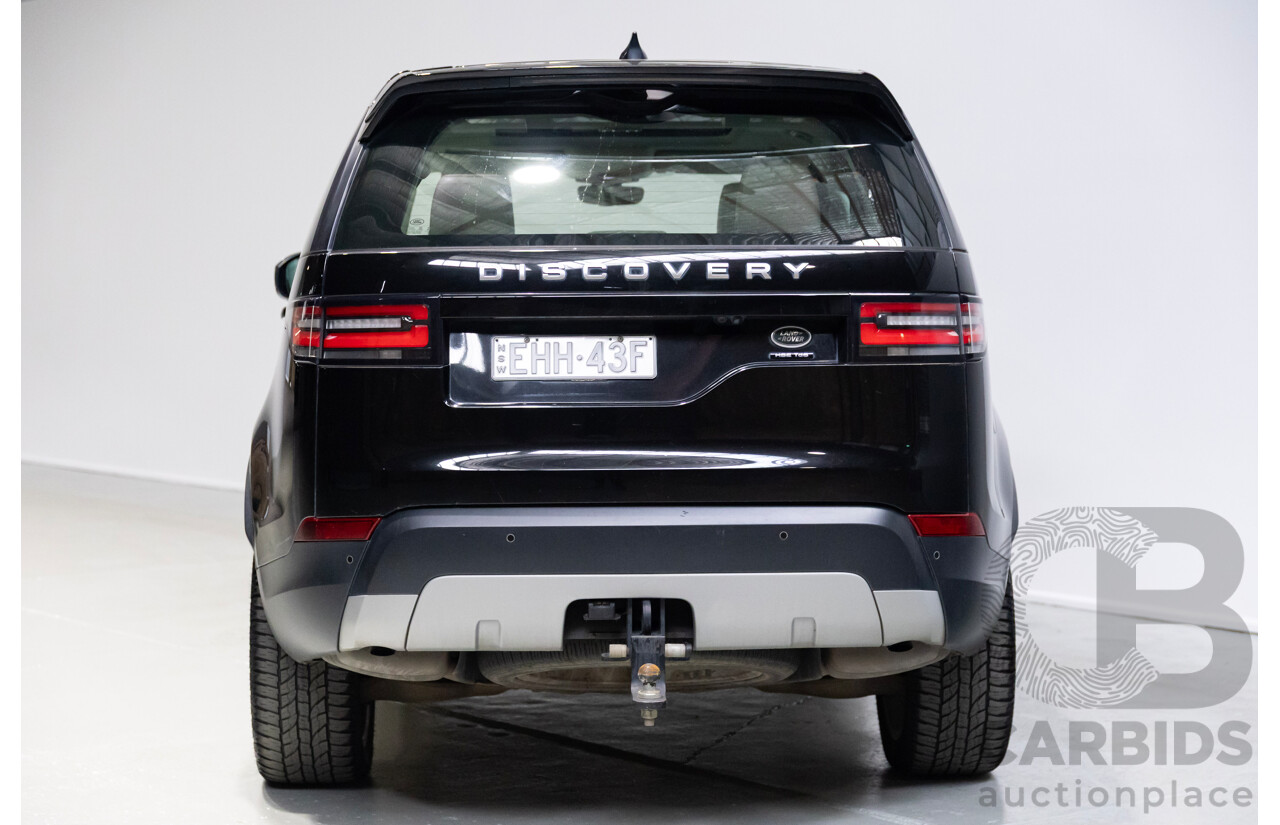 01/2018 Land Rover Discovery TD6 HSE First Edition Luxury (4WD) MY18 4d Wagon Black Turbo Diesel 3.0L 7 Seats