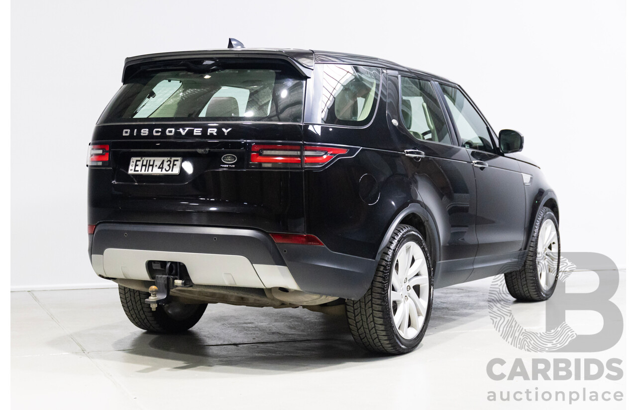 01/2018 Land Rover Discovery TD6 HSE First Edition Luxury (4WD) MY18 4d Wagon Black Turbo Diesel 3.0L 7 Seats