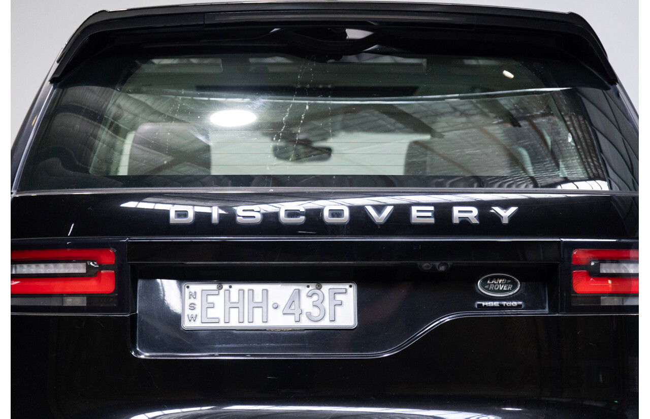 01/2018 Land Rover Discovery TD6 HSE First Edition Luxury (4WD) MY18 4d Wagon Black Turbo Diesel 3.0L 7 Seats