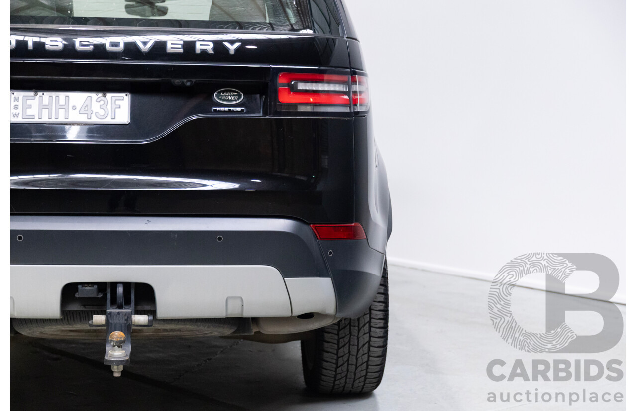 01/2018 Land Rover Discovery TD6 HSE First Edition Luxury (4WD) MY18 4d Wagon Black Turbo Diesel 3.0L 7 Seats