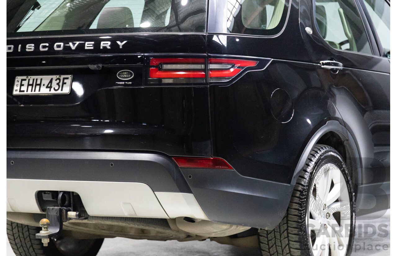 01/2018 Land Rover Discovery TD6 HSE First Edition Luxury (4WD) MY18 4d Wagon Black Turbo Diesel 3.0L 7 Seats