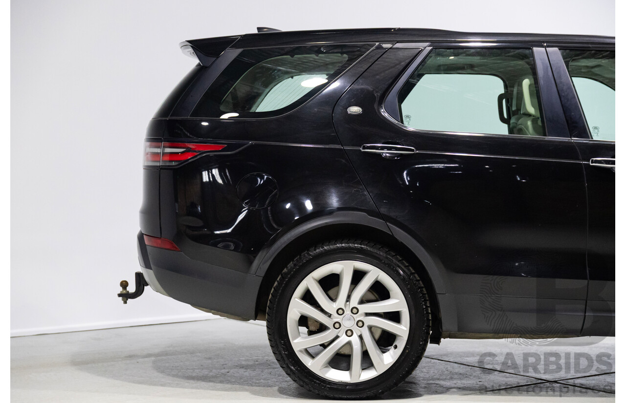 01/2018 Land Rover Discovery TD6 HSE First Edition Luxury (4WD) MY18 4d Wagon Black Turbo Diesel 3.0L 7 Seats