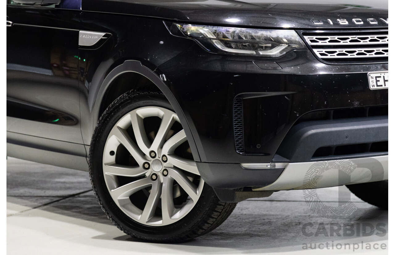01/2018 Land Rover Discovery TD6 HSE First Edition Luxury (4WD) MY18 4d Wagon Black Turbo Diesel 3.0L 7 Seats