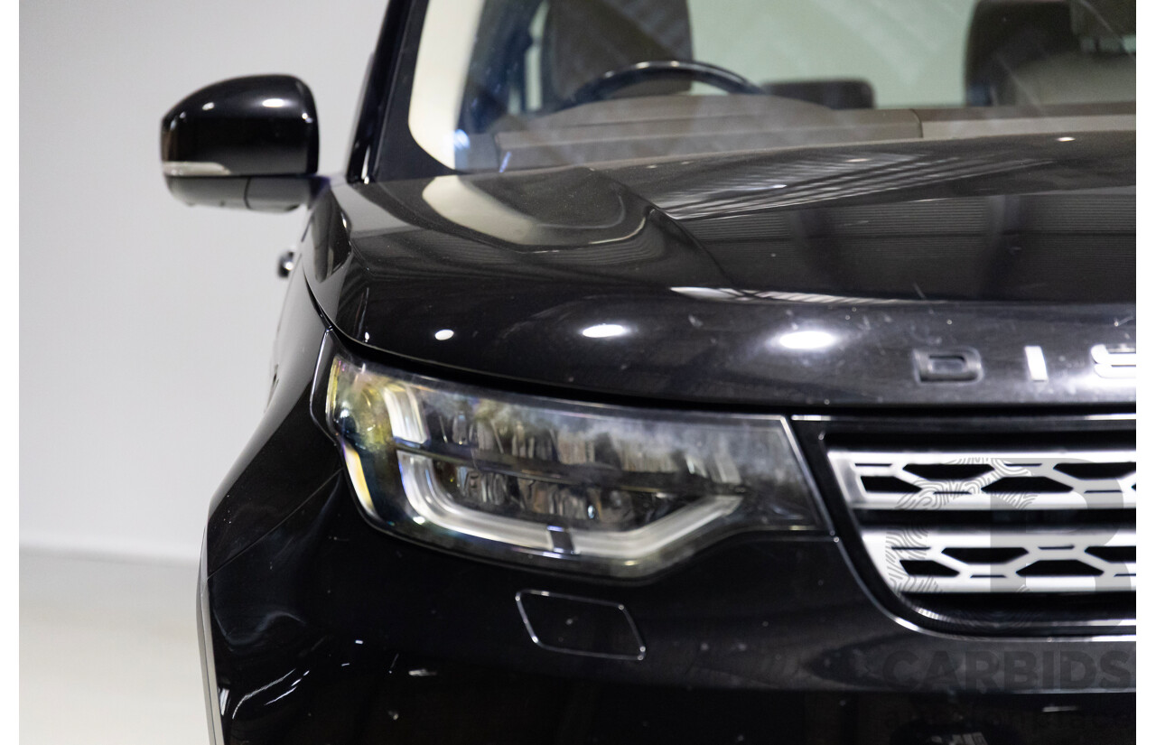 01/2018 Land Rover Discovery TD6 HSE First Edition Luxury (4WD) MY18 4d Wagon Black Turbo Diesel 3.0L 7 Seats