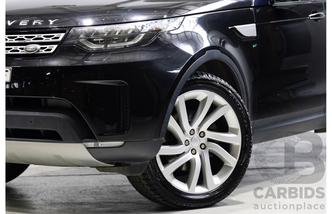 01/2018 Land Rover Discovery TD6 HSE First Edition Luxury (4WD) MY18 4d Wagon Black Turbo Diesel 3.0L 7 Seats