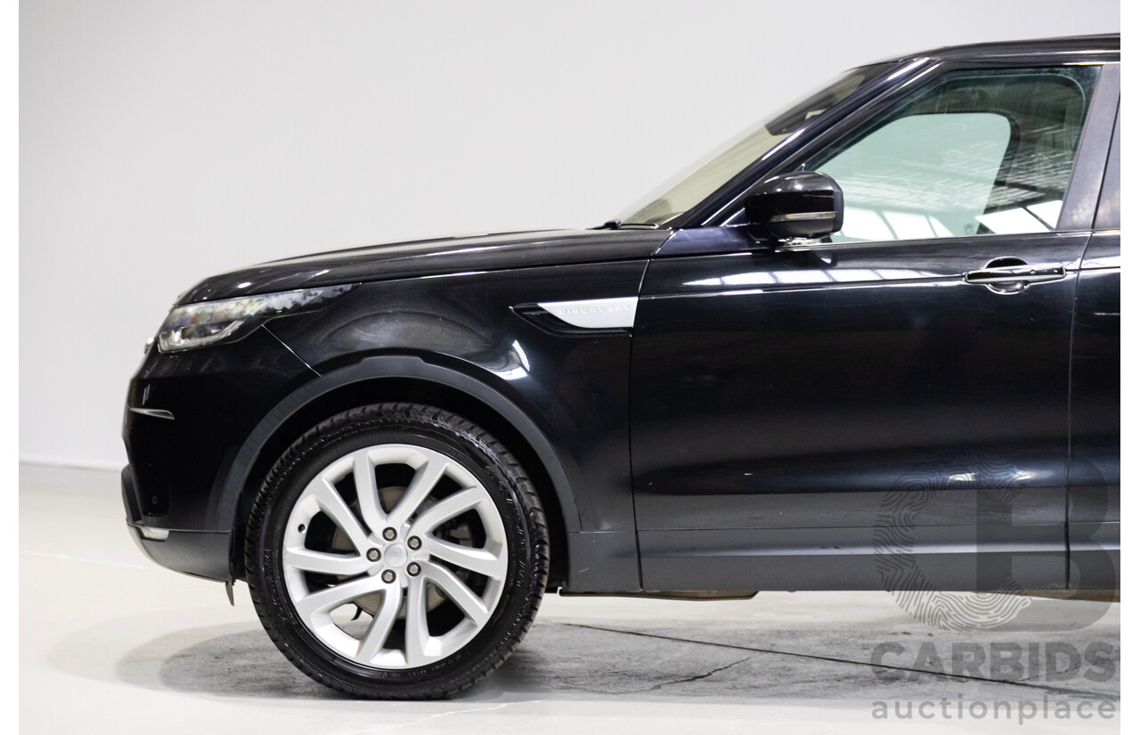 01/2018 Land Rover Discovery TD6 HSE First Edition Luxury (4WD) MY18 4d Wagon Black Turbo Diesel 3.0L 7 Seats