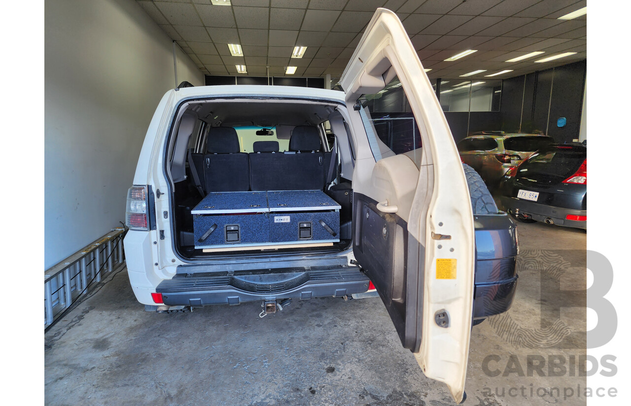 07/2010 Mitsubishi Pajero GLX LWB (4x4) NT MY10 4d Wagon White 3.2L
