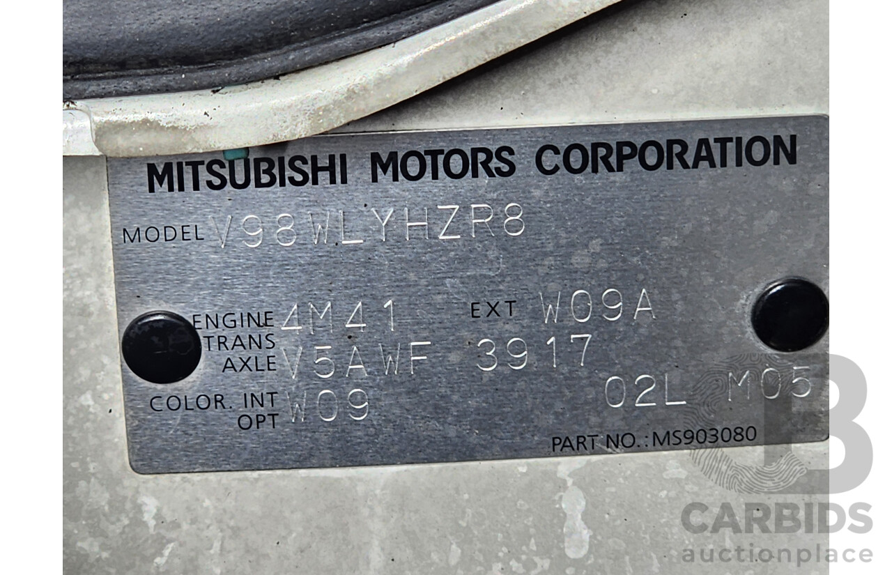 07/2010 Mitsubishi Pajero GLX LWB (4x4) NT MY10 4d Wagon White 3.2L