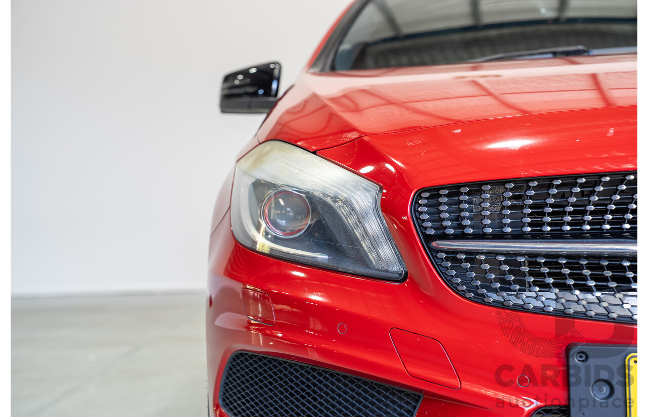 03/2014 Mercedes-Benz A250 Sport 176 MY14 5d Hatchback Red Turbo 2.0L