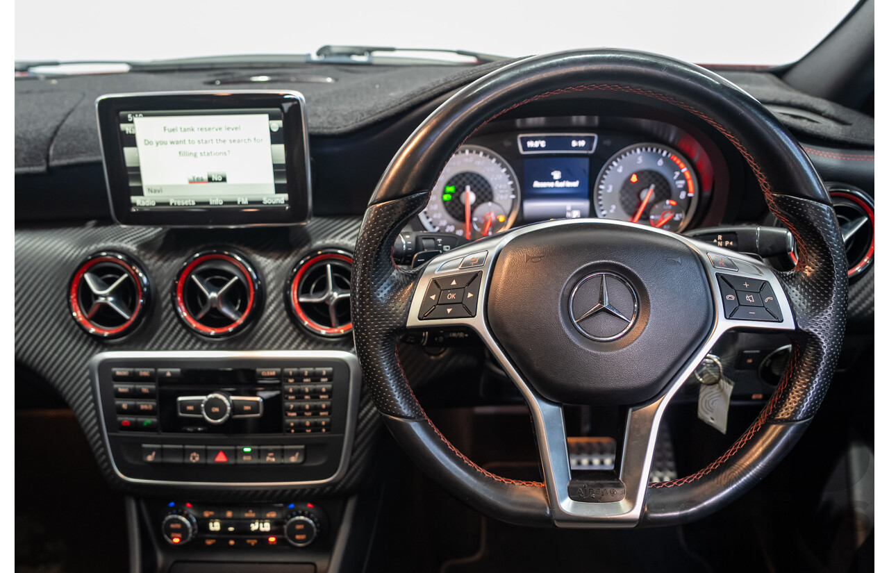 03/2014 Mercedes-Benz A250 Sport 176 MY14 5d Hatchback Red Turbo 2.0L