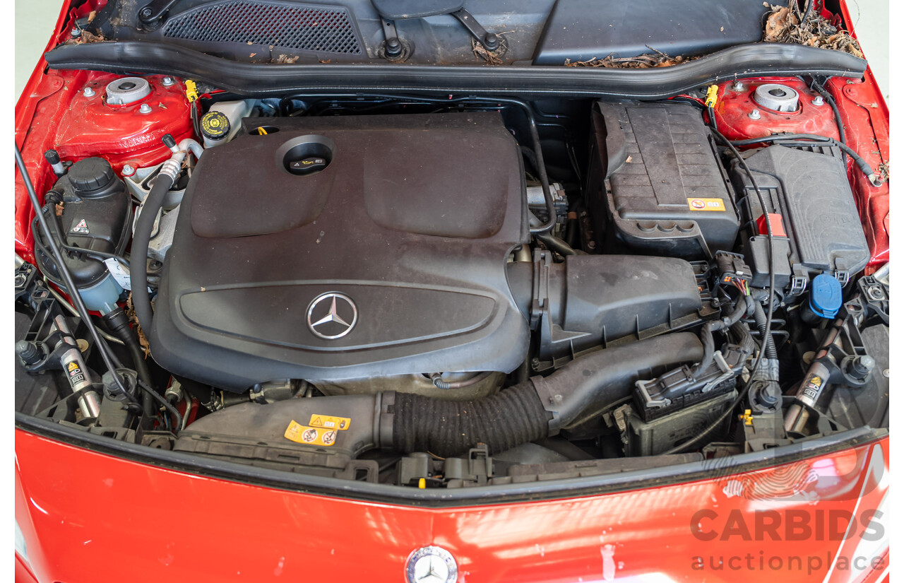 03/2014 Mercedes-Benz A250 Sport 176 MY14 5d Hatchback Red Turbo 2.0L
